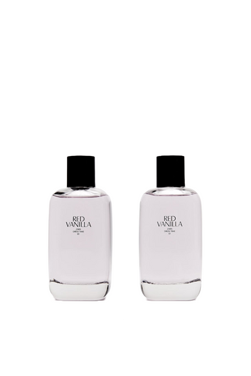 ZARA RED VANILLA EAU DE TOILETTE PERFUME 2X180ML / 6.09 OZ